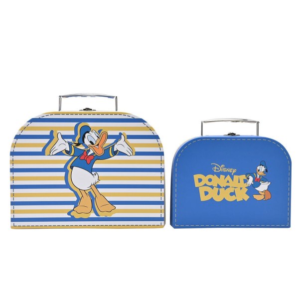 Disney Donald Set mit 2 Kofferaufbewahrungsboxen