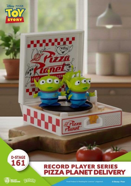 Toy Story Plattenspieler-Serie Pizza Planet Lieferfigur aus PVC, 12 cm