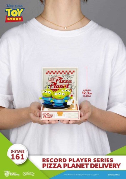 Toy Story Plattenspieler-Serie Pizza Planet Lieferfigur aus PVC, 12 cm