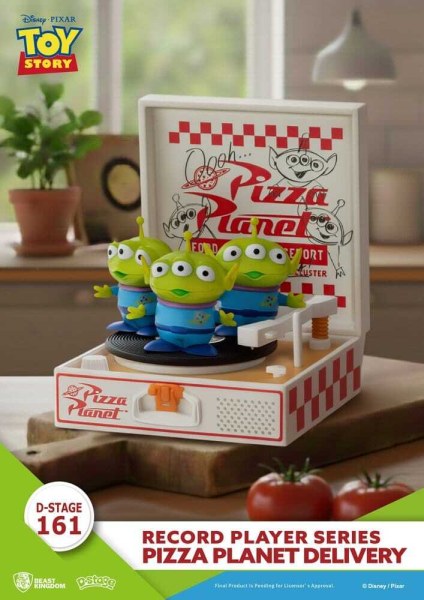 Toy Story Plattenspieler-Serie Pizza Planet Lieferfigur aus PVC, 12 cm