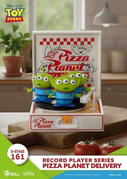 Toy Story Plattenspieler-Serie Pizza Planet Lieferfigur aus PVC, 12 cm