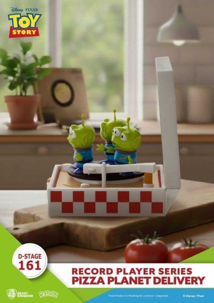 Toy Story Plattenspieler-Serie Pizza Planet Lieferfigur aus PVC, 12 cm