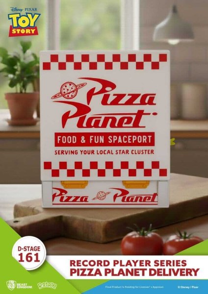 Toy Story Plattenspieler-Serie Pizza Planet Lieferfigur aus PVC, 12 cm