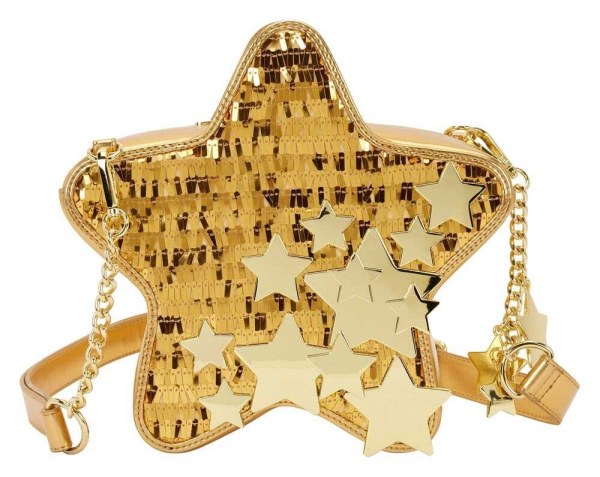 Goldene Sterne schultertasche - Loungefly