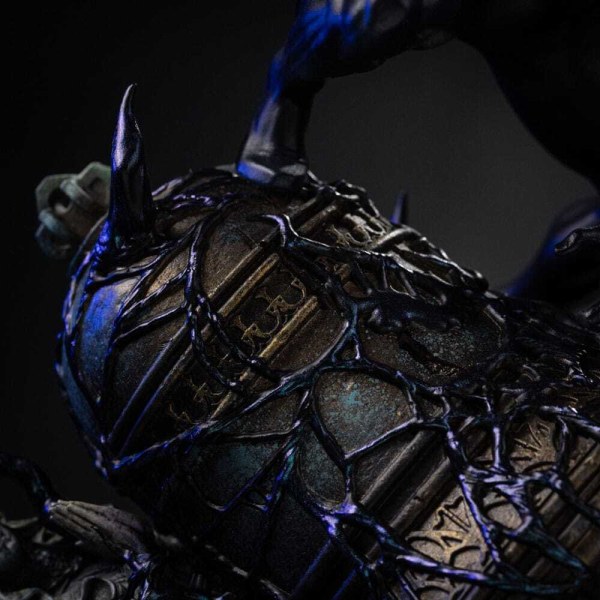 Spider-Man Kostüm im Art Scale Stil, schwarz, 20 cm – Iron Studios Marvel