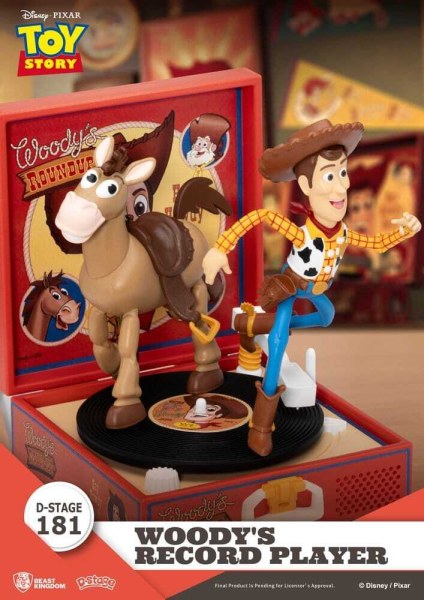 Toy Story Plattenspieler-Serie Woodys Plattenspieler PVC-Figur 13 cm