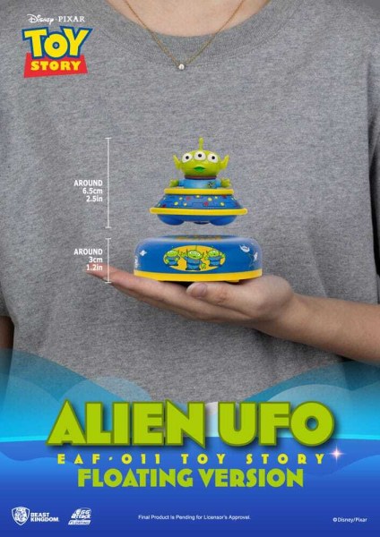 Toy Story diorama Egg Attack Alien UFO Schwebende Version 6 cm