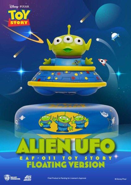 Toy Story diorama Egg Attack Alien UFO Schwebende Version 6 cm