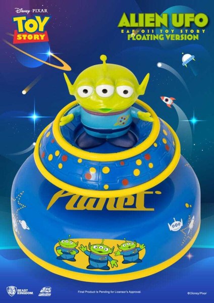 Toy Story diorama Egg Attack Alien UFO Schwebende Version 6 cm