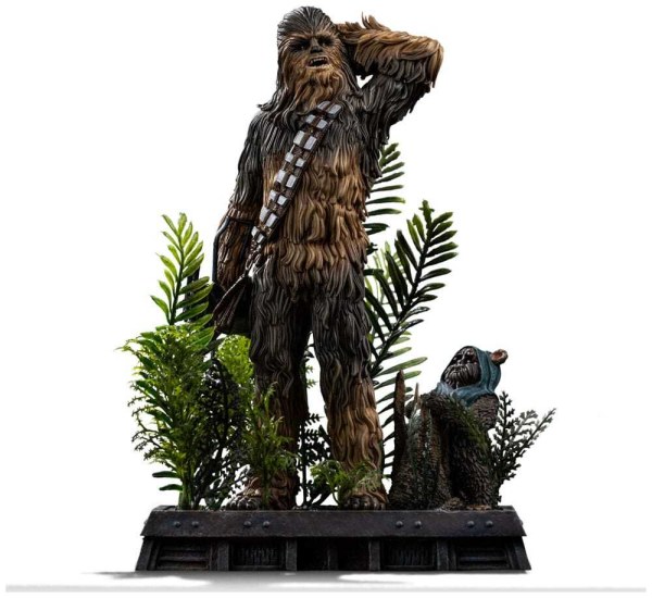 Art Scale Chewbacca und Tokkat 22 cm - Iron Studios Star Wars Episode VI