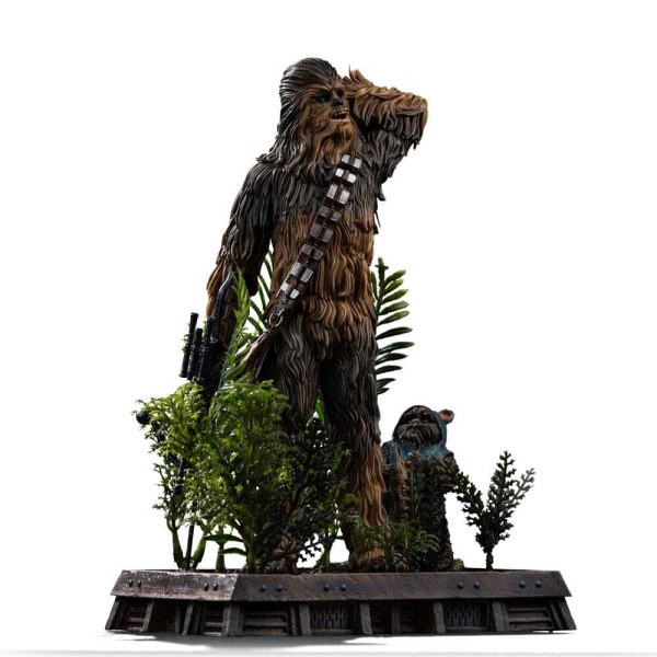 Art Scale Chewbacca und Tokkat 22 cm - Iron Studios Star Wars Episode VI