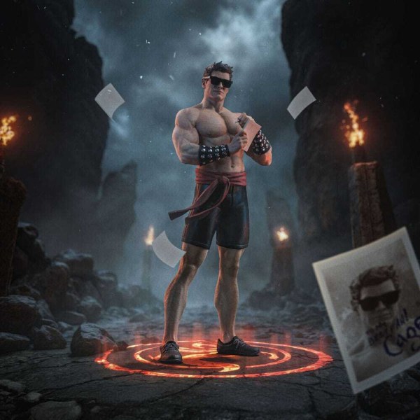 Johnny Cage Art Scale 24 cm – Iron Studios Mortal Kombat