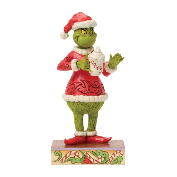 Grinch mit heißer Schokolade - JIM SHORE GRINCH