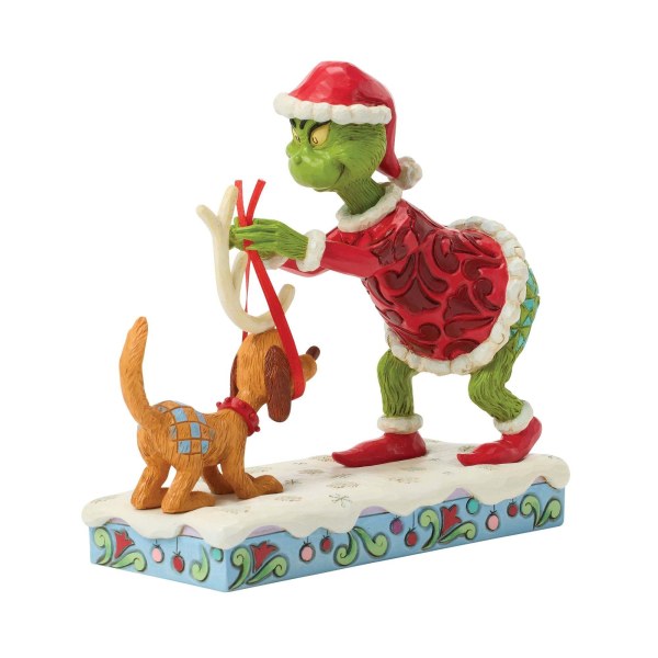 Grinch bindet Geweihe zusammen – JIM SHORE GRINCH
