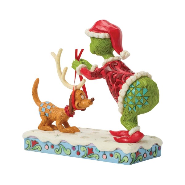 Grinch bindet Geweihe zusammen – JIM SHORE GRINCH