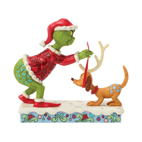 Grinch bindet Geweihe zusammen – JIM SHORE GRINCH