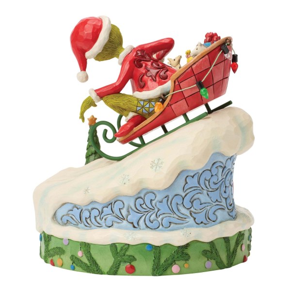 Der Grinch auf einem Schlitten – JIM SHORE GRINCH