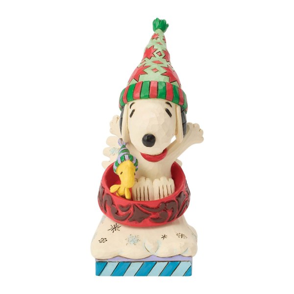 SNOOPY UND WOODSTOCK HUNDESCHLITTEN - PEANUTS