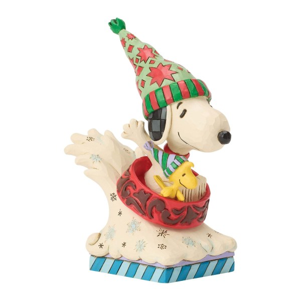 SNOOPY UND WOODSTOCK HUNDESCHLITTEN - PEANUTS
