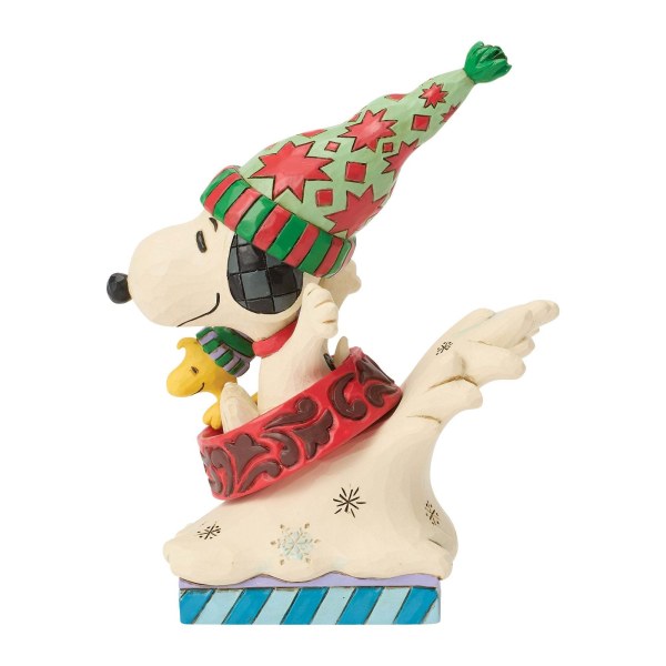 SNOOPY UND WOODSTOCK HUNDESCHLITTEN - PEANUTS