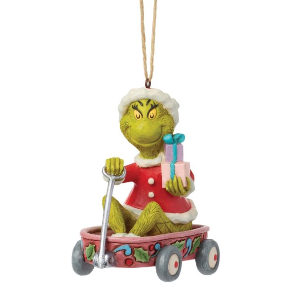 Grinch-Wagen-Hängeornament - JIM SHORE GRINCH