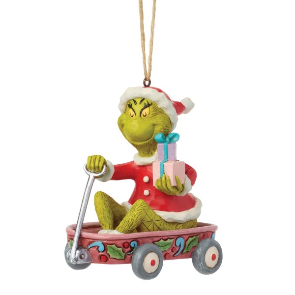 Grinch-Wagen-Hängeornament - JIM SHORE GRINCH