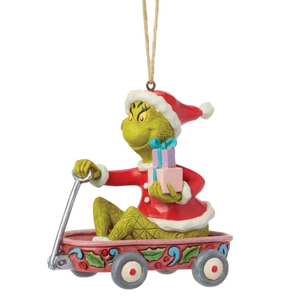 Grinch-Wagen-Hängeornament - JIM SHORE GRINCH
