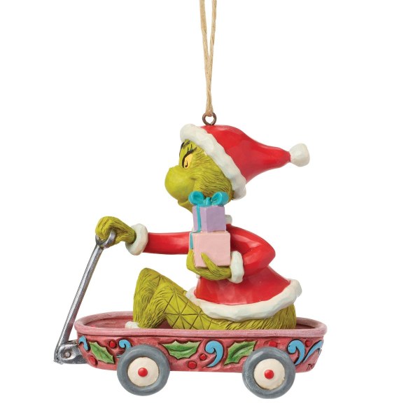 Grinch-Wagen-Hängeornament - JIM SHORE GRINCH