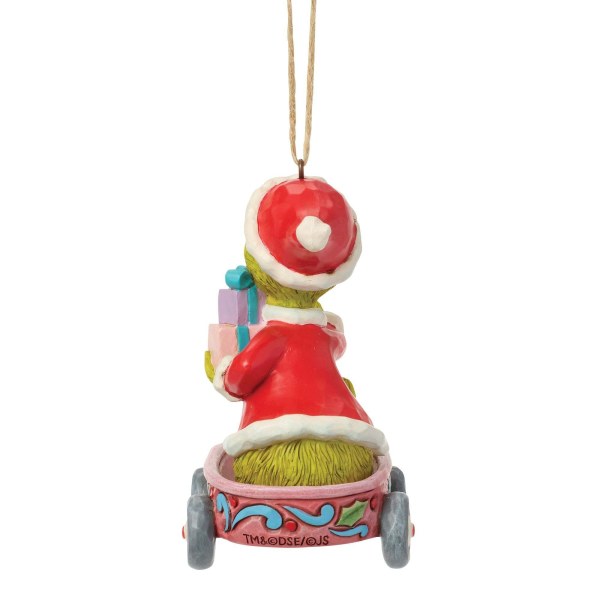 Grinch-Wagen-Hängeornament - JIM SHORE GRINCH
