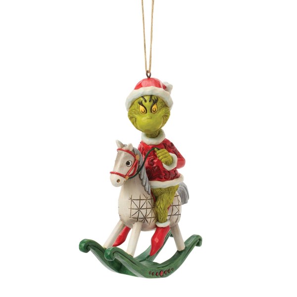 Grinch auf Schaukelpferd als Wanddekoration - JIM SHORE GRINCH