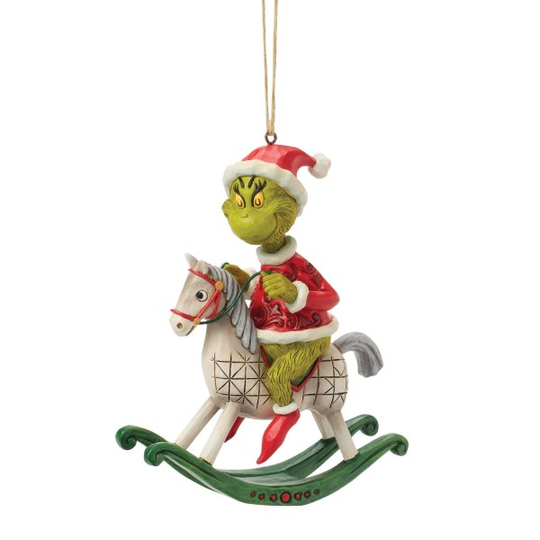 Grinch auf Schaukelpferd als Wanddekoration - JIM SHORE GRINCH