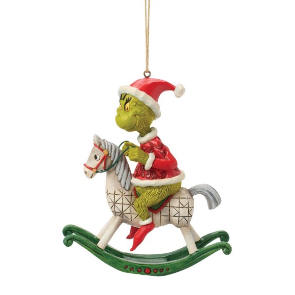 Grinch auf Schaukelpferd als Wanddekoration - JIM SHORE GRINCH