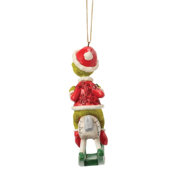 Grinch auf Schaukelpferd als Wanddekoration - JIM SHORE GRINCH
