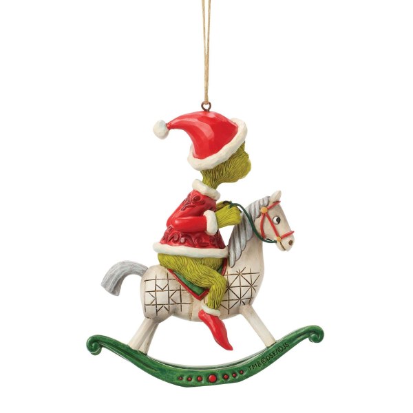 Grinch auf Schaukelpferd als Wanddekoration - JIM SHORE GRINCH