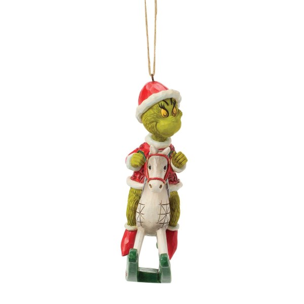 Grinch auf Schaukelpferd als Wanddekoration - JIM SHORE GRINCH