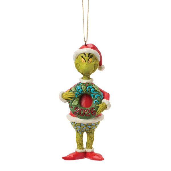 Grinch-Hängeornament 2026 - JIM SHORE GRINCH