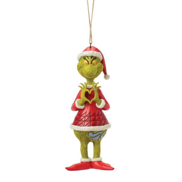 Grinch-Herzhände als Hängeornament - JIM SHORE GRINCH
