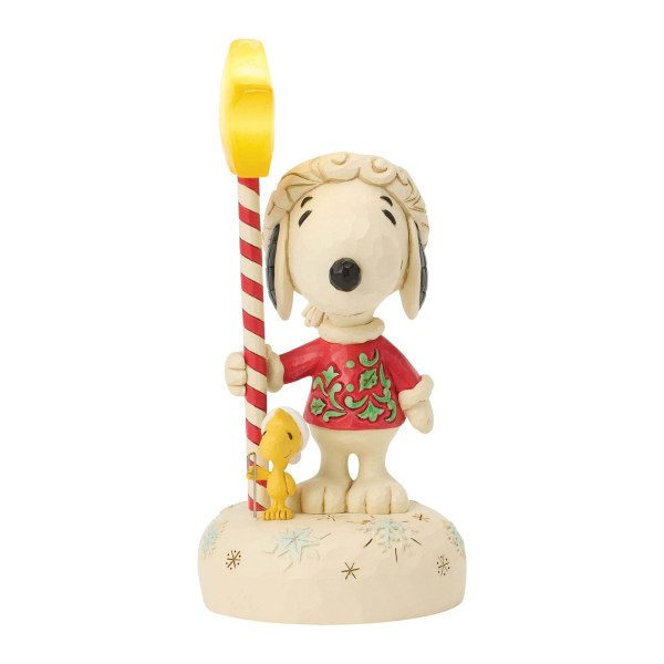 SNOOPY MIT LEUCHTENDEM STERNENSTAB - PEANUTS