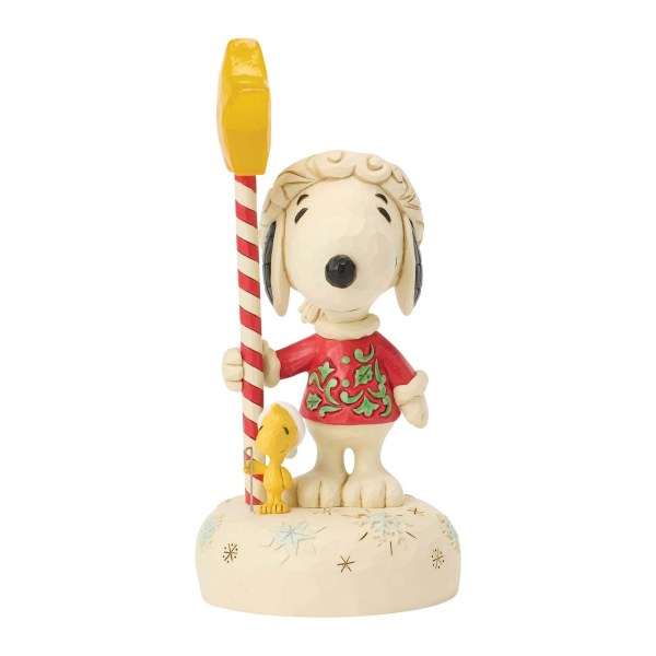 SNOOPY MIT LEUCHTENDEM STERNENSTAB - PEANUTS