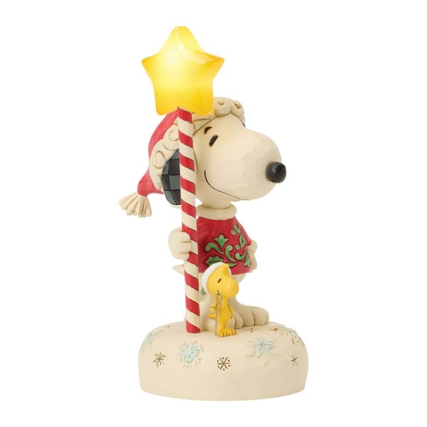 SNOOPY MIT LEUCHTENDEM STERNENSTAB - PEANUTS