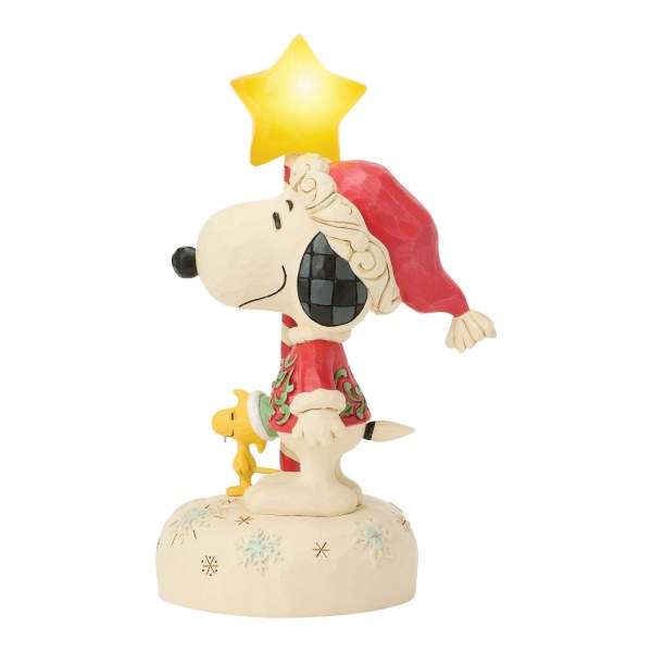 SNOOPY MIT LEUCHTENDEM STERNENSTAB - PEANUTS