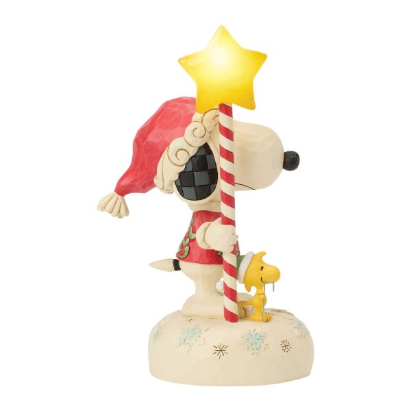 SNOOPY MIT LEUCHTENDEM STERNENSTAB - PEANUTS