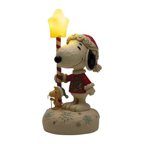 SNOOPY MIT LEUCHTENDEM STERNENSTAB - PEANUTS