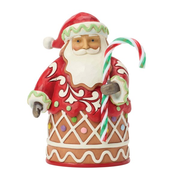Lebkuchen-Weihnachtsmann mit Zuckerstange, Größe 500 ml – Heartwood Creek