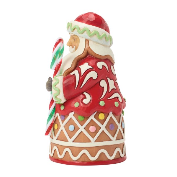 Lebkuchen-Weihnachtsmann mit Zuckerstange, Größe 500 ml – Heartwood Creek