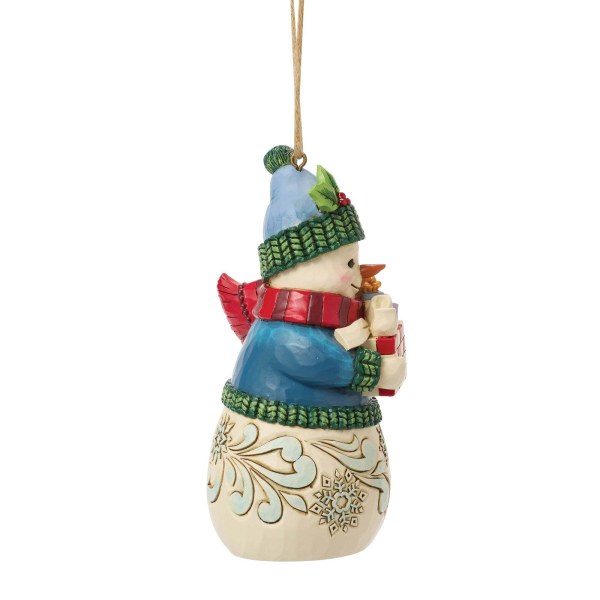 Schneemann mit Geschenken als hängender Schmuck - Heartwood Creek