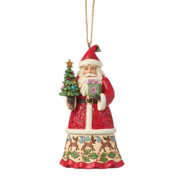 Weihnachtsmann mit Geschenken, hängender Schmuck - Heartwood Creek