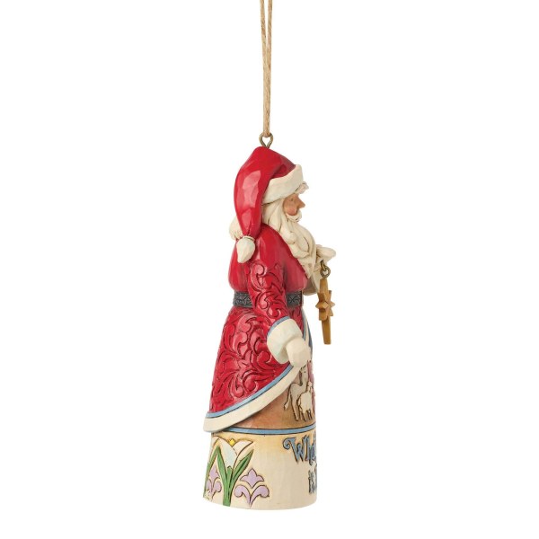 Weihnachtsmann-Hängeornament - Heartwood Creek