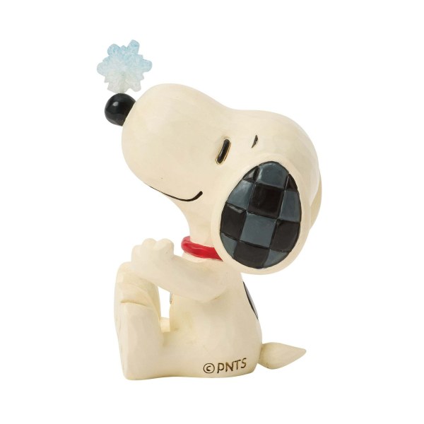 SNOOPY MIT SCHNEEFLOCKE - ERDNÜSSE