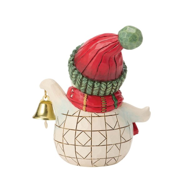 Mini-Schneemann mit Glocke - Heartwood Creek